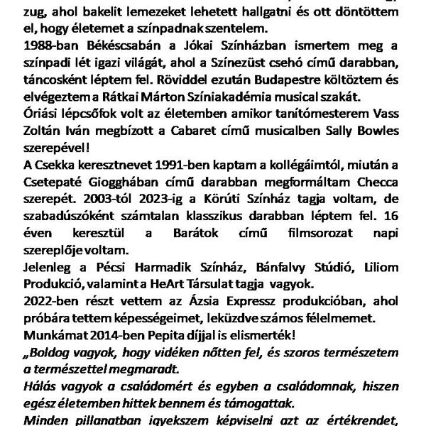 ÖNÉLETRAJZ